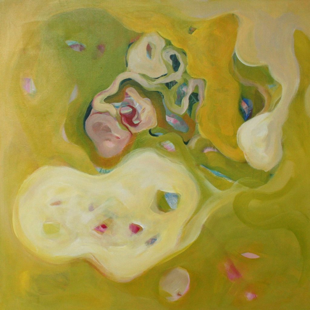 11 su 5 (Sole sull`Africa), 70 x 70 cm, Acryl auf Leinen, 2008