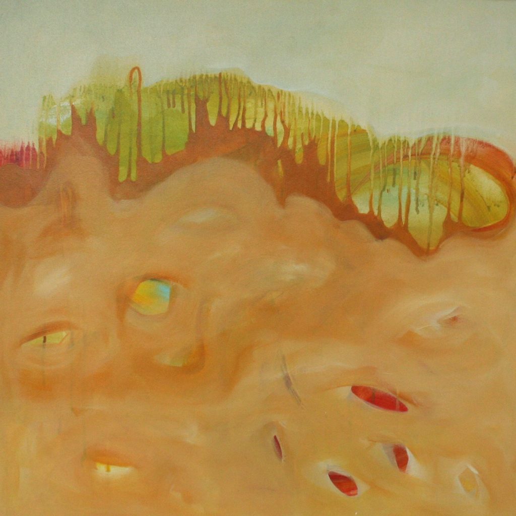 Torrente di lacrime, 70 x 70 cm, Acryl auf Leinen, 2008