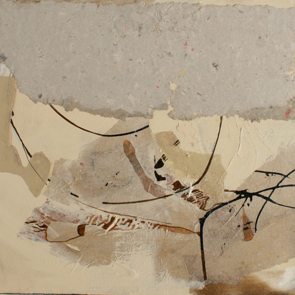 Szenenwechsel, 30 x 30 cm, Mischtechnik, 2010