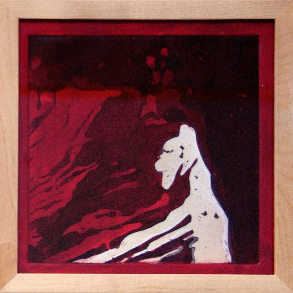 Bello, 20 x 20 cm, Mischtechnik, 2008