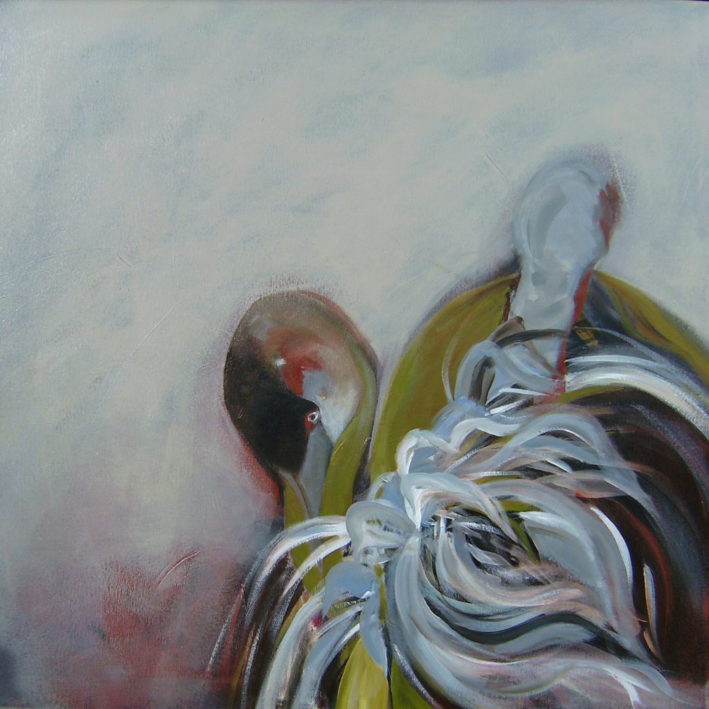 Dual, 80 x 80 cm, Acryl auf Leinen, 2007