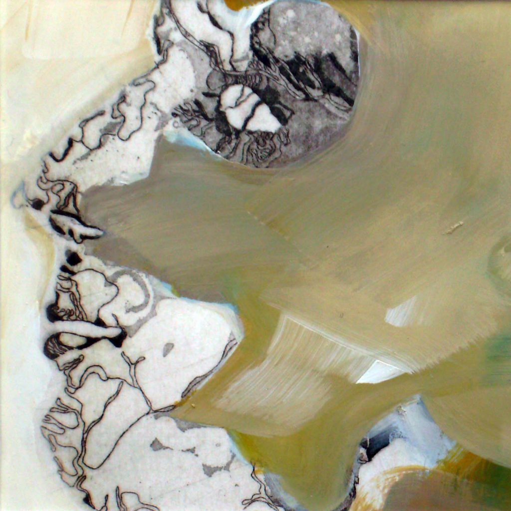 Face, 20 x 20 cm, Mischtechnik, 2008