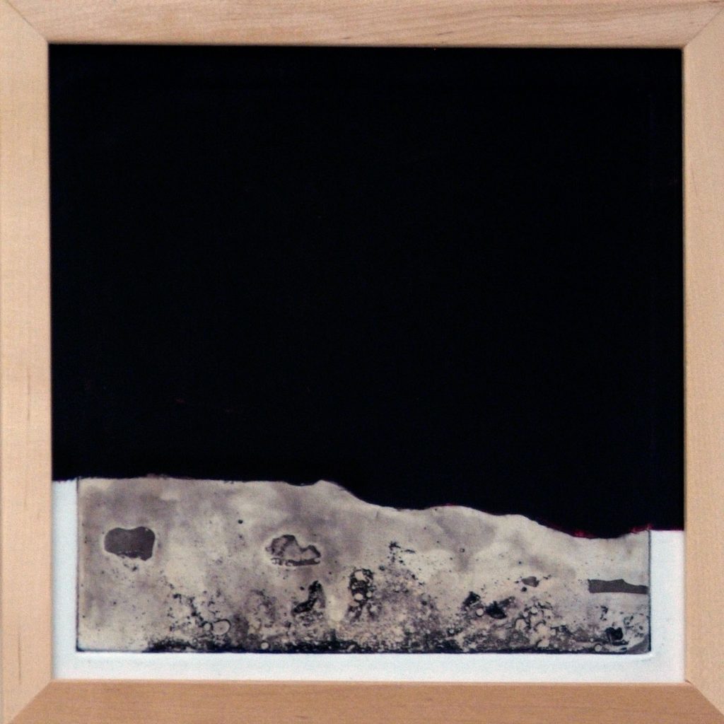 Mondlandung, 20 x 20 cm, Mischtechnik, 2008