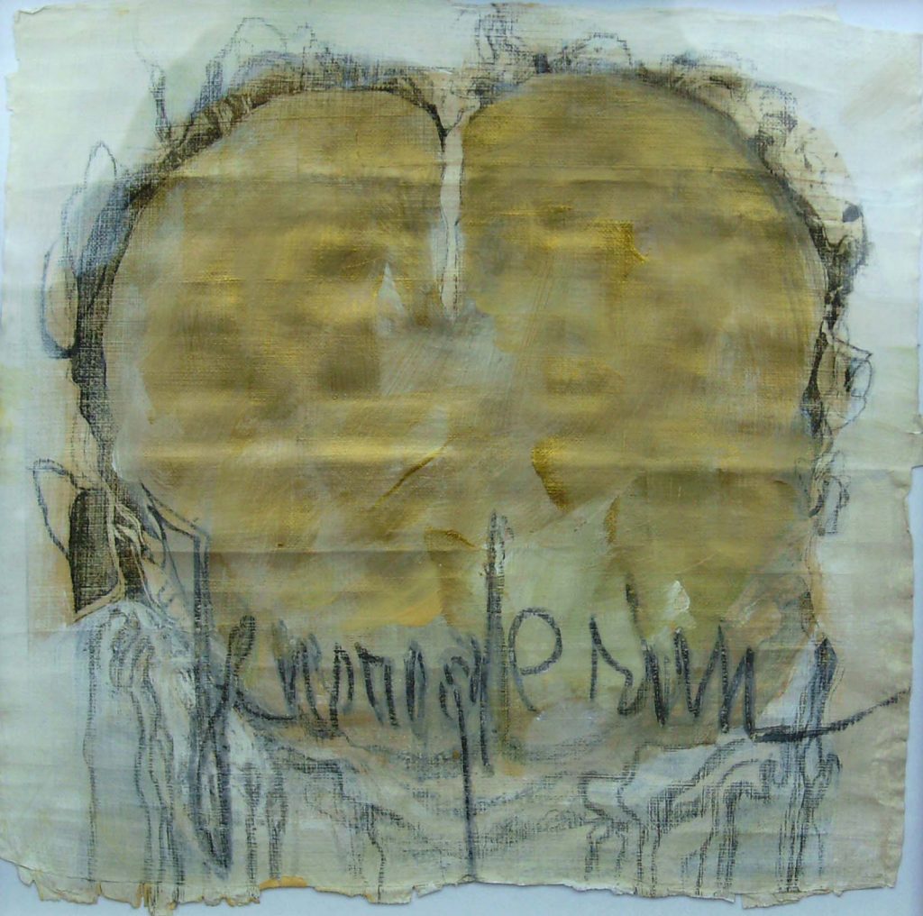 Je ne regrette rien, 20 x 20 cm, Mischtechnik, 2008