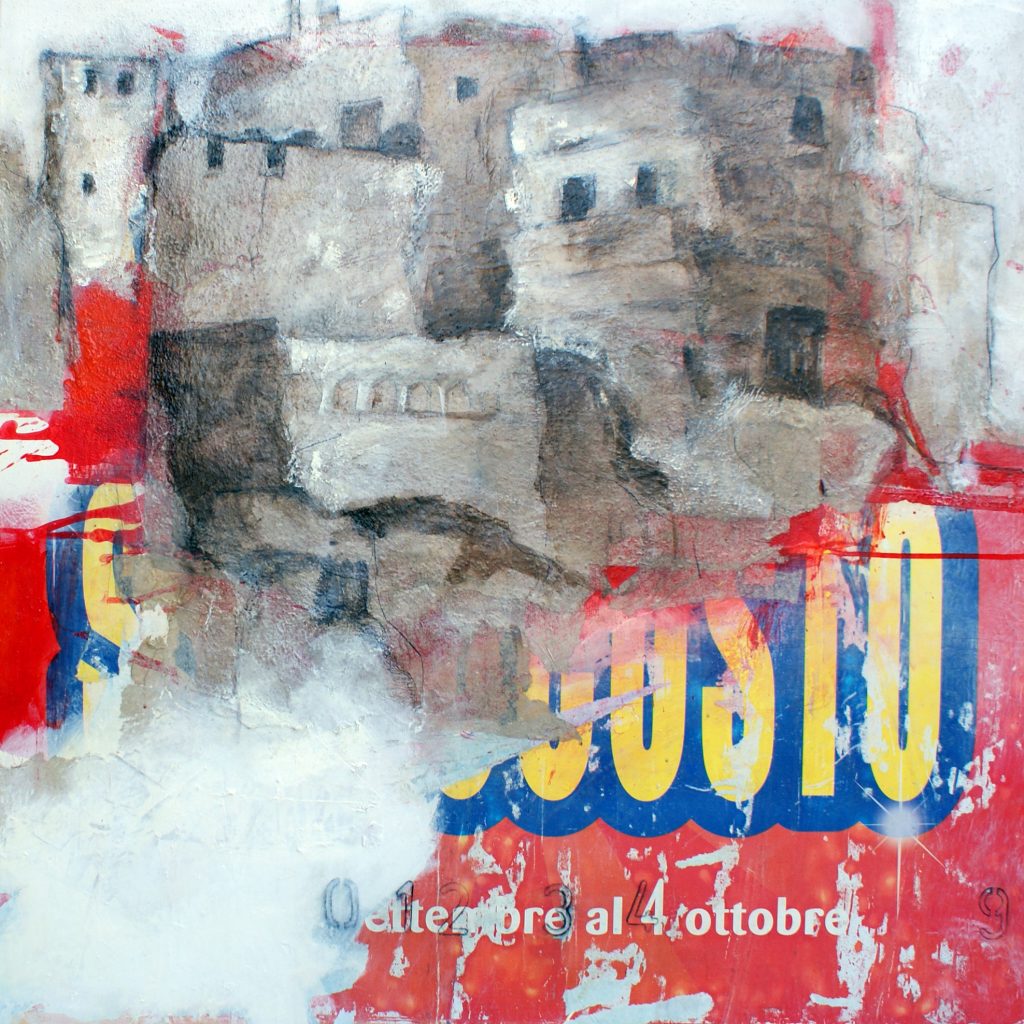 Sotto costo, 100 x 100 cm, Mischtechnik, 2010