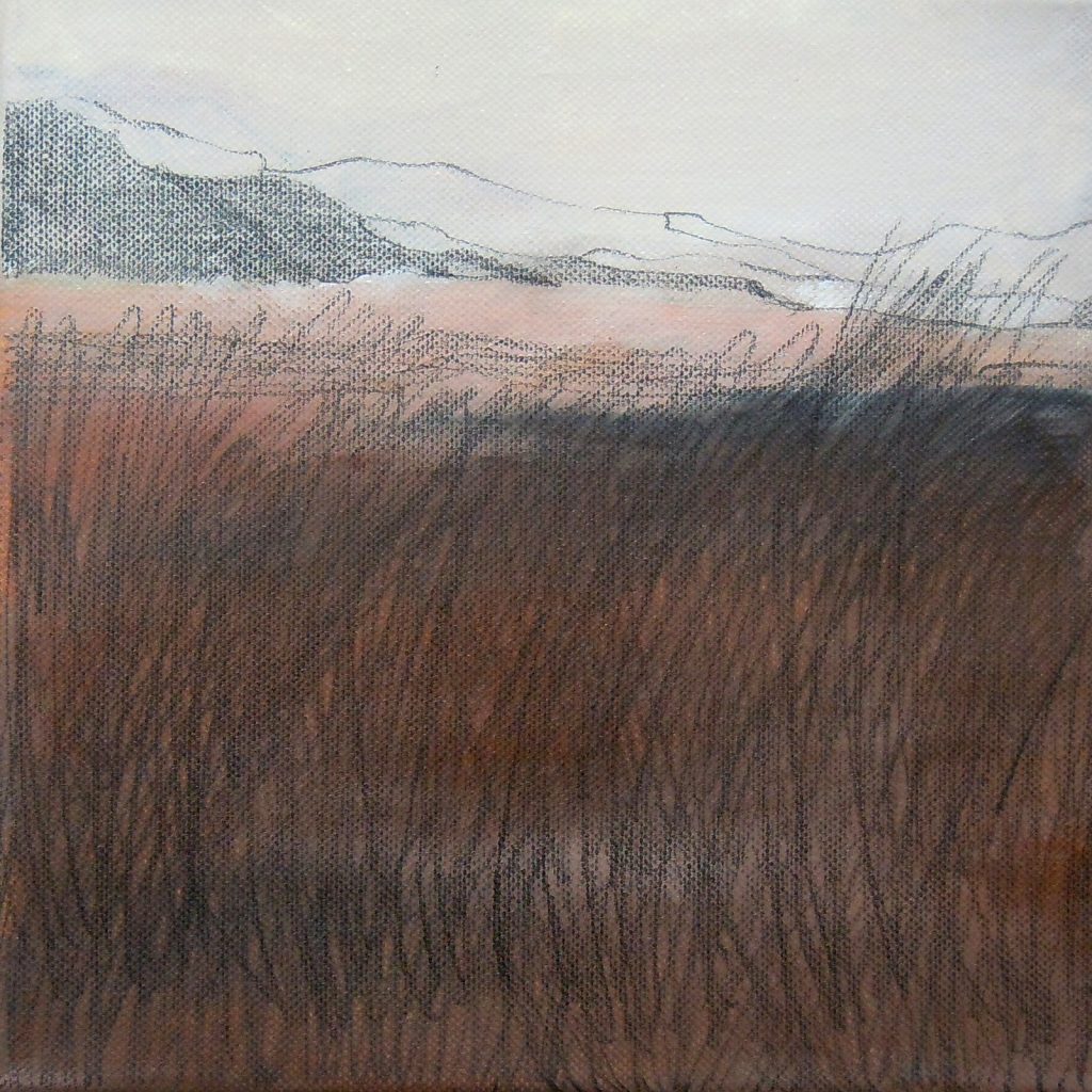 Fast Winter, 20 x 20 cm, Mischtechnik, 2012