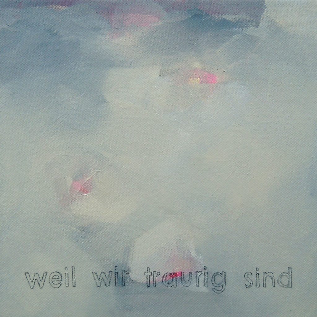 Traurige Lieder, 20 x 20 cm, Acryl auf Leinen, 2011