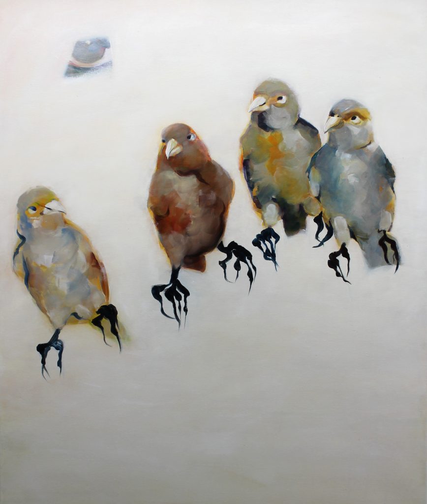 Familie, 100 x 80 cm, Acryl auf Leinen, 2008