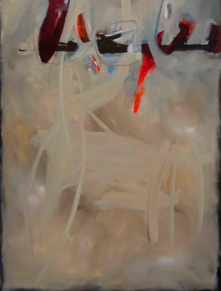 Free mind I, 165 x125 cm, Mischtechnik auf Leinen, 2019